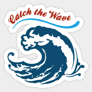 Catch the Wave emblem Sticker